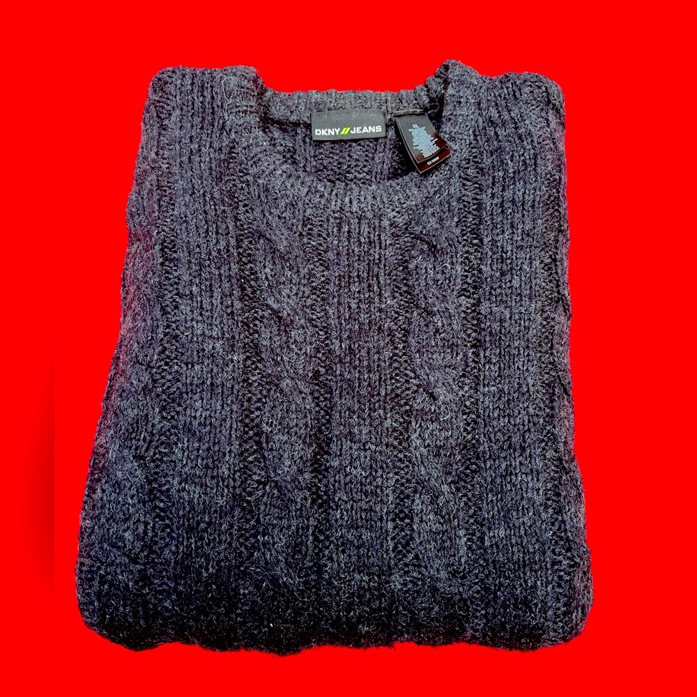 DKNY Jeans men’s sweater, wool, size XL